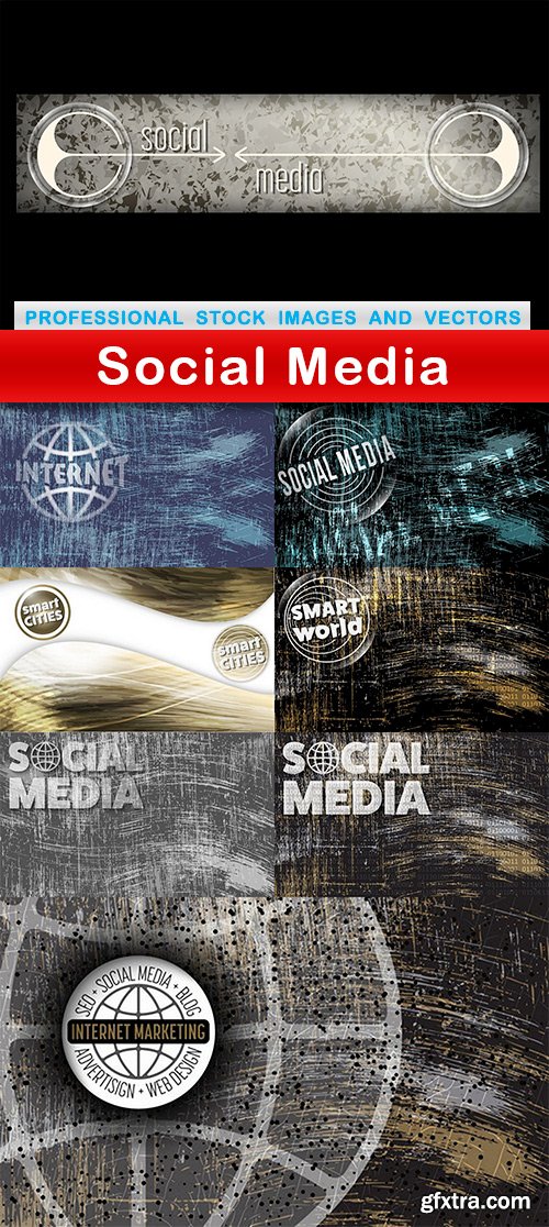 Social Media - 8 EPS