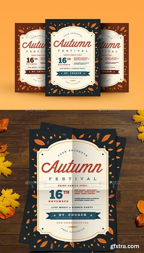 GraphicRiver - Autumn Festival Celebration Flyer 17652694