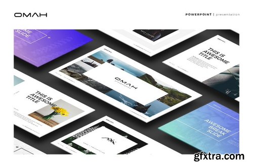 CreativeMarket 65% OFF - OMAH | PowerPoint Template 1241401