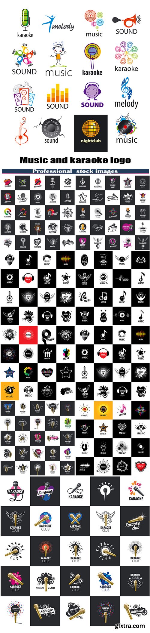 Music and karaoke logo
