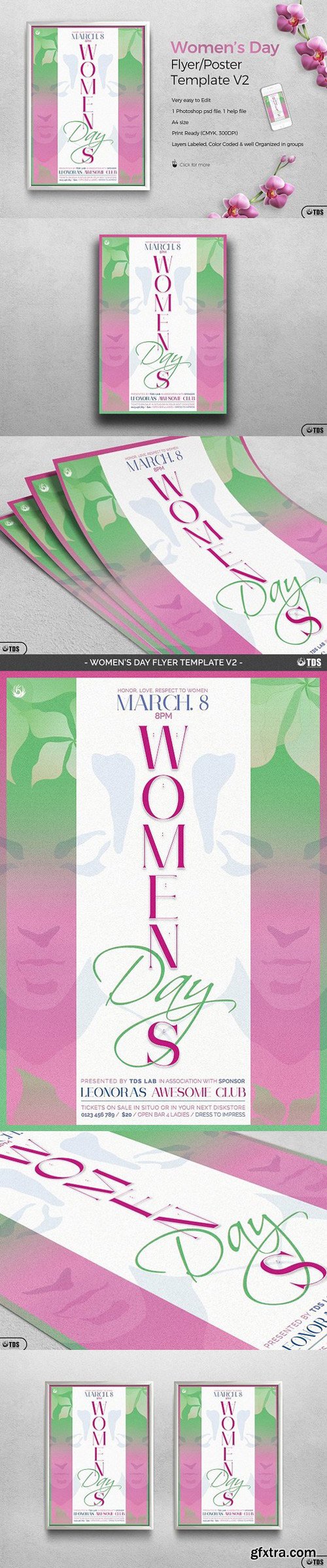 CM - Womens Day Flyer Template V2 1235209