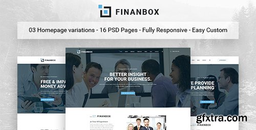 ThemeForest - FINANBOX v1.0 - Multipurpose Business & Corporate Business PSD Template - 15674305