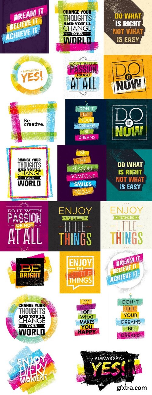 Creative Motivation Quote. Vector Typography Poster