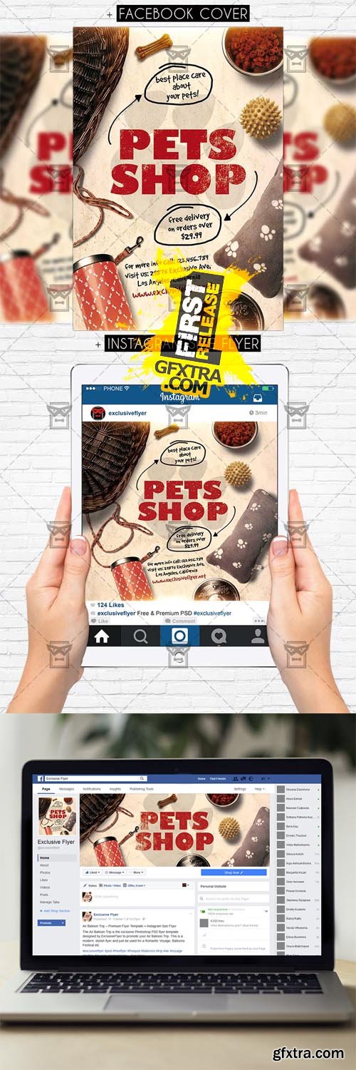 Pets Shop - Premium Flyer Template