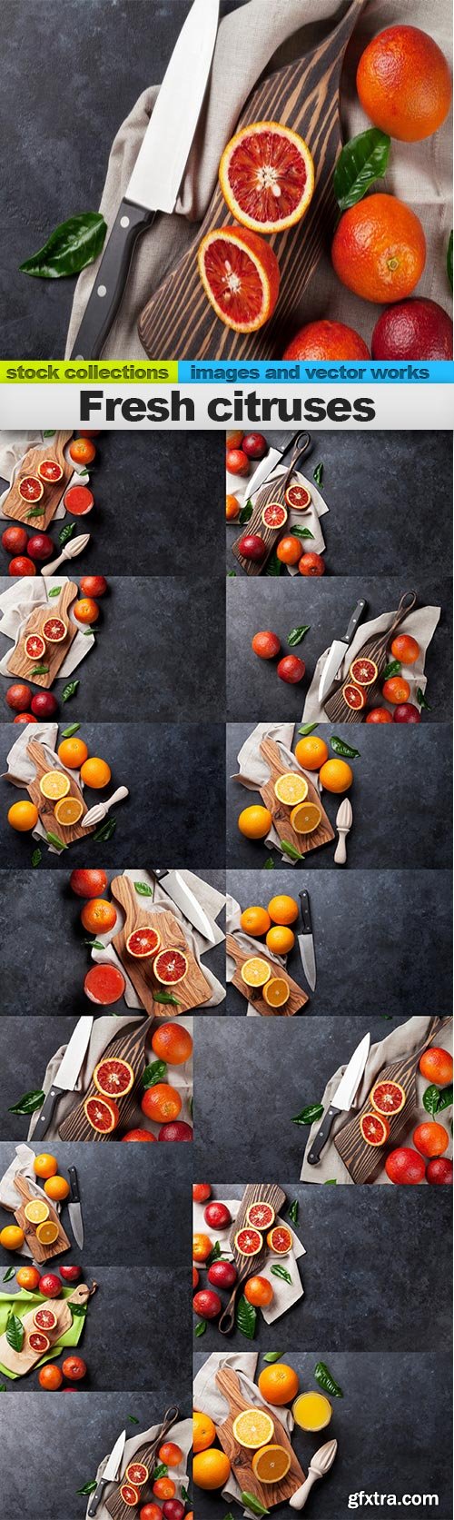 Fresh citruses, 15 x UHQ JPEG