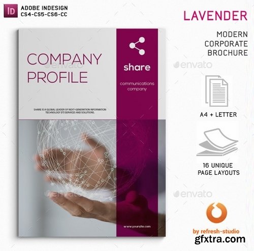 GraphicRiver - Lavender Brochure 10979100