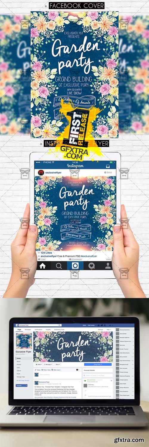 Garden Party - Premium PSD Flyer Template