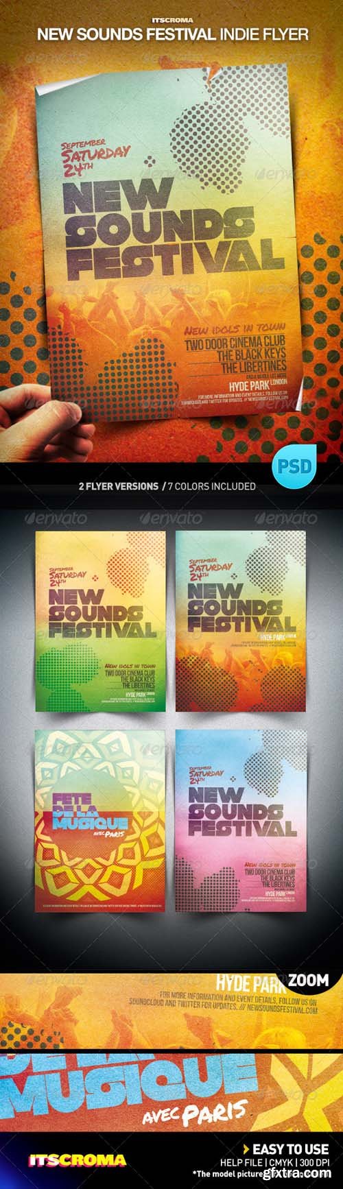 GR - Indie Flyer Poster - New Sounds Festival 741737
