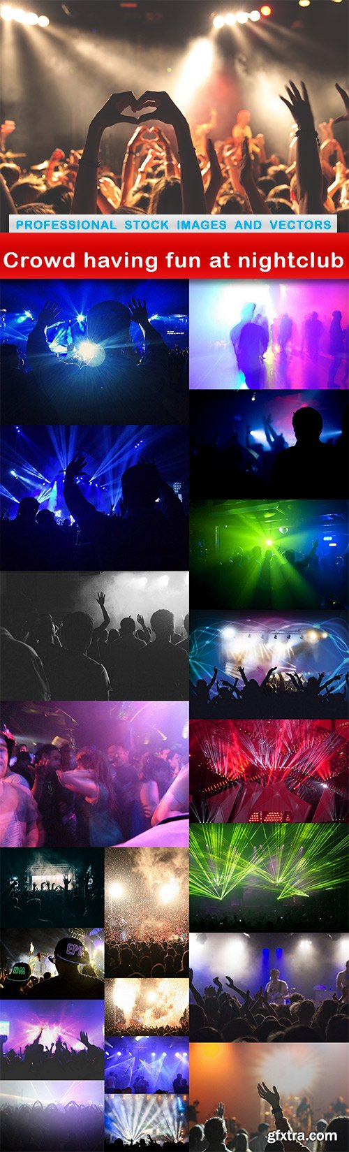 Crowd having fun at nightclub - 21 UHQ JPEG