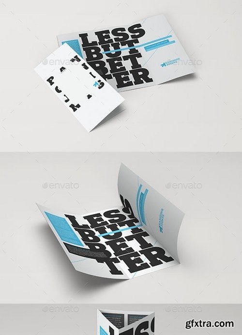 GraphicRiver - Trifold Brochure Mock-Up Pack 10116678