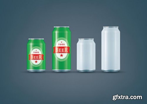 CM - White Can / Beer can mock-up 952410