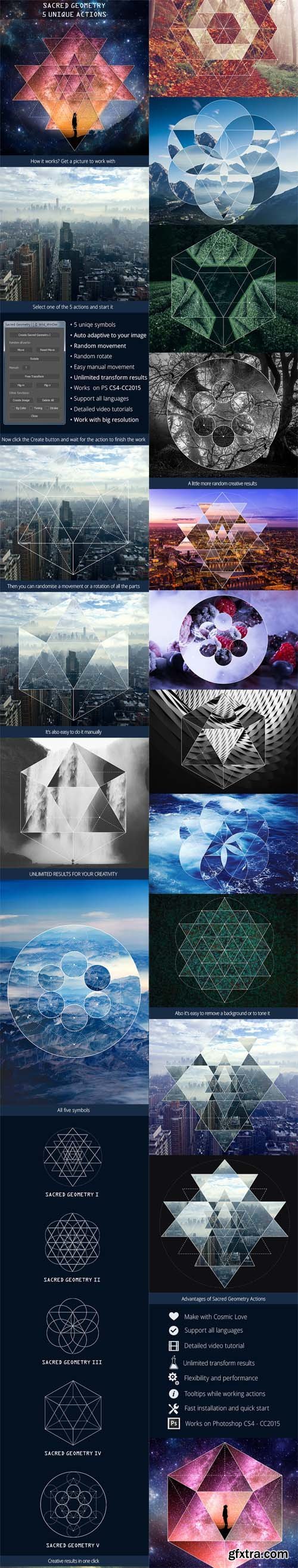 GraphicRiver Sacred Geometry Photoshop Actions 13922725