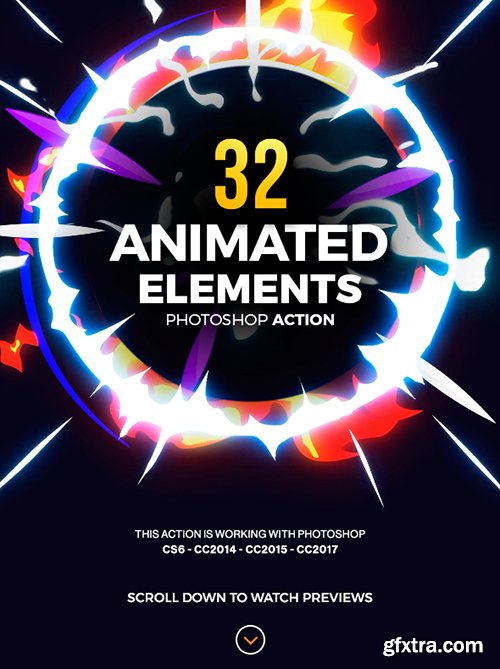 Graphicriver 32 Animated Effects Action 19497071