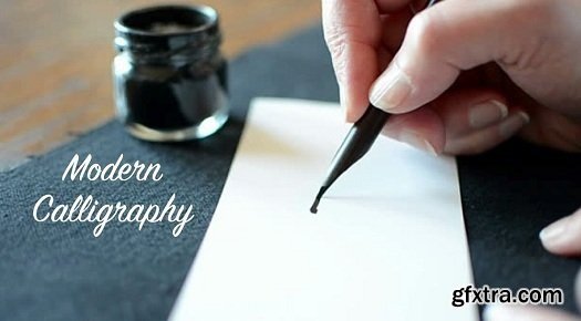 Learn Modern Calligraphy - Tips in starting out, Techniques and Watercolor Calligraphy