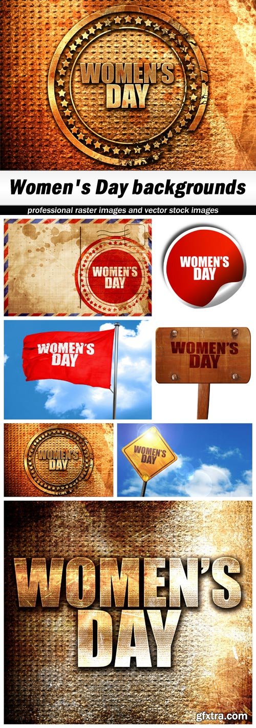Women\'s Day backgrounds - 7 UHQ JPEG