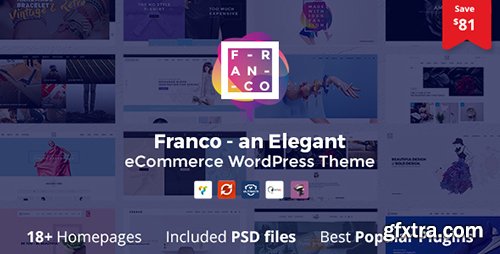 ThemeForest - Franco v1.2.3 - Elegant WooCommerce WordPress Theme - 17155968