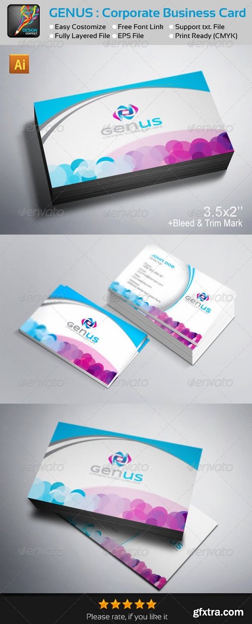 GraphicRiver - GENUS Corporate Clean & Creative Business Card 5902091