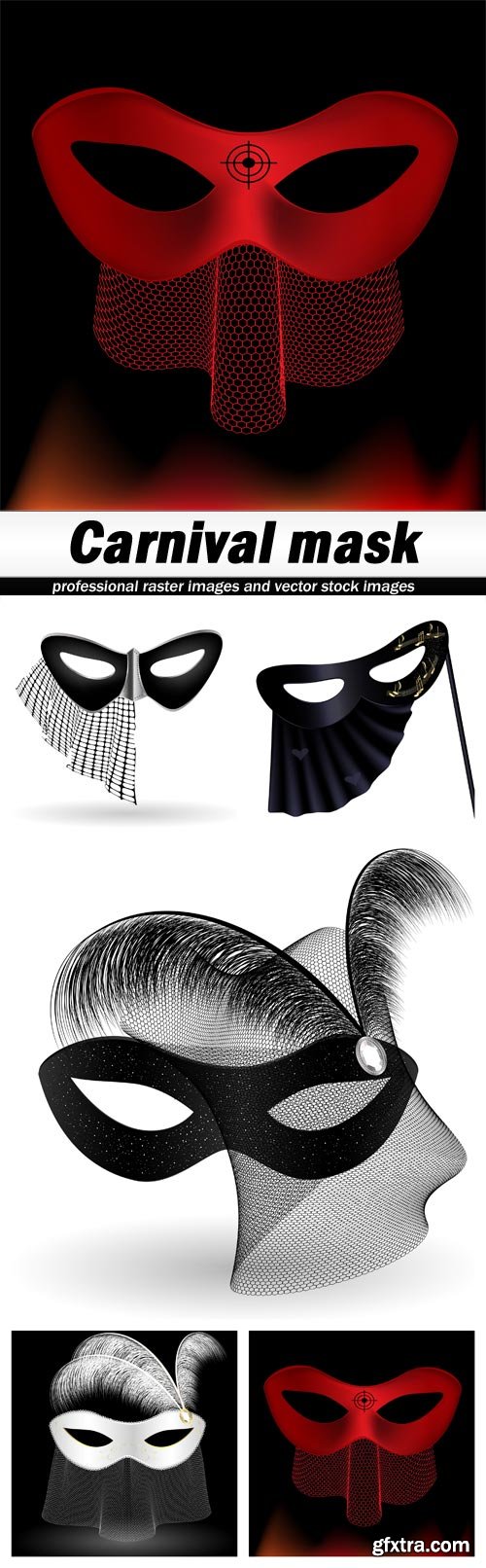 Carnival mask - 5 EPS