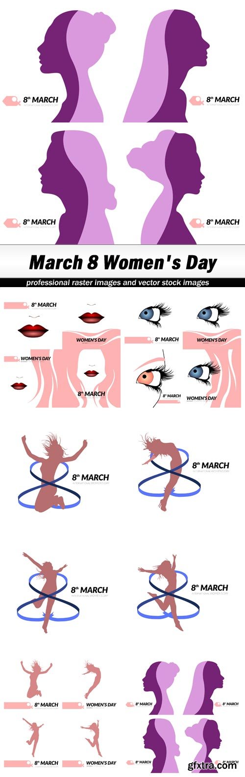 March 8 Women\'s Day - 5 EPS