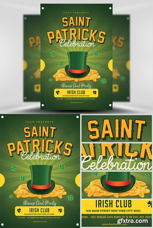 St. Patrick’s Celebration Flyer Template 3