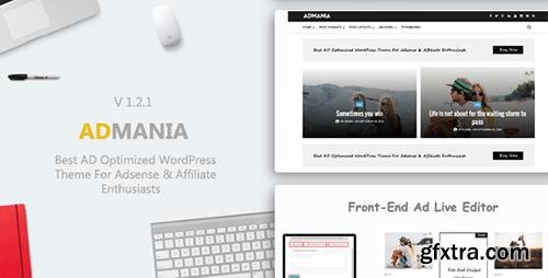 ThemeForest - Admania v1.2.1 - Best AD Optimized WordPress Theme For Adsense & Affiliate Enthusiasts - 18194026