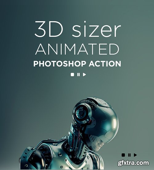 Graphicriver 3D Sizer Animated Photoshop Action 19531981