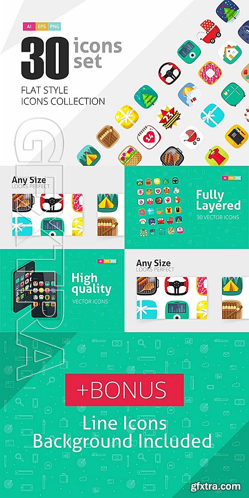 CM - Flat Vector Icons Collection 1240271