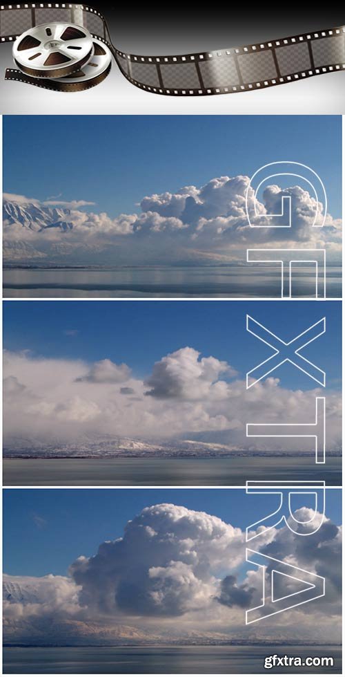 Video footage Cloud time-lapse in the beautiful sky
