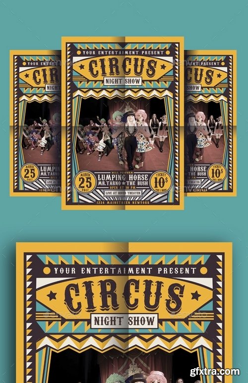GraphicRiver - Circus Carnival Flyer 19557357