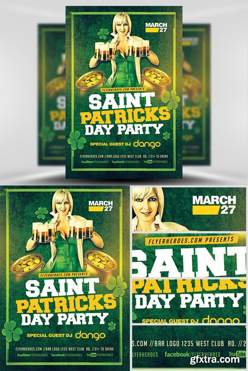 St. Patrick’s Day Party Flyer Template