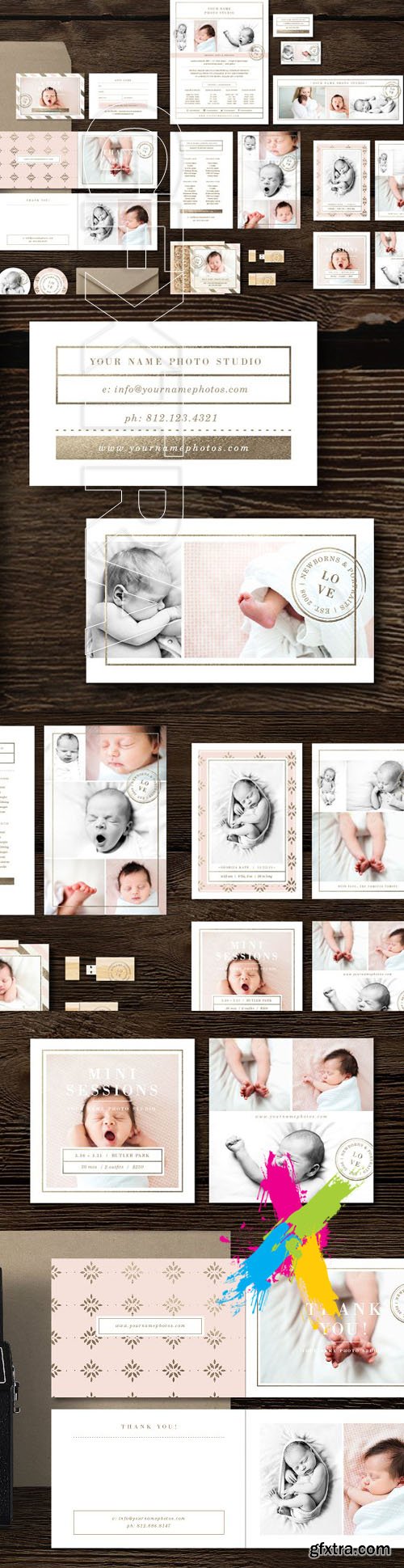 CM - Newborn Photographer Marketing Set 1304944