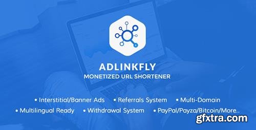 CodeCanyon - AdLinkFly v3.6.1 - Monetized URL Shortener - 16887109