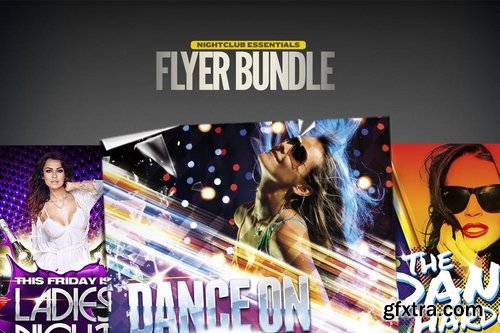 GraphicRiver - Nightclub Essentials Flyer Bundle 001 4297714