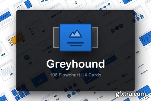 GraphicRiver - Greyhound UX Flowcharts 19466369