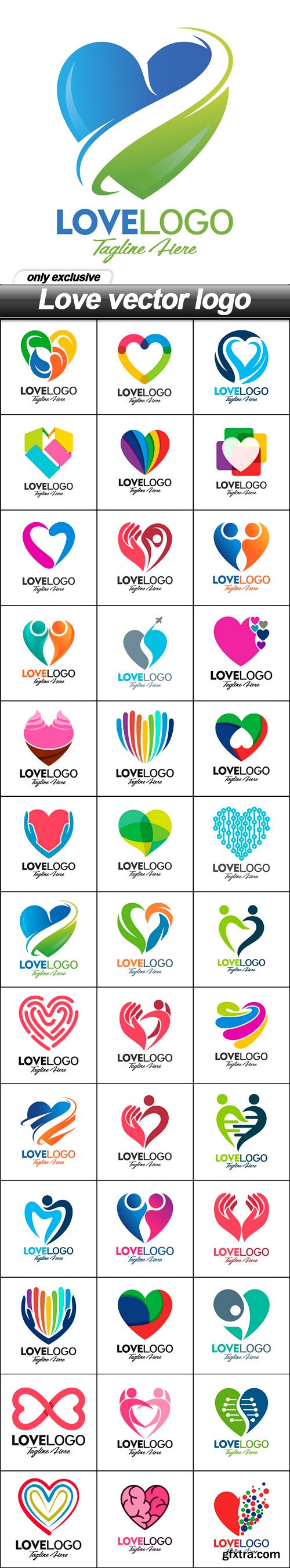 Love vector logo - 39 EPS
