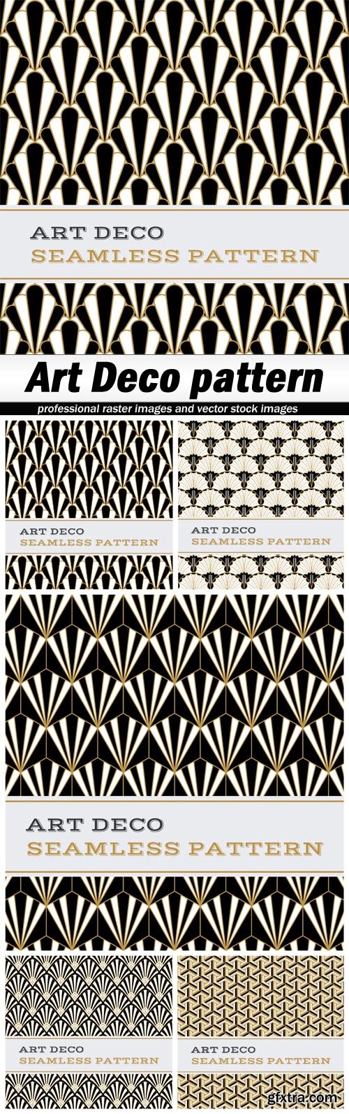 Art Deco pattern - 5 EPS