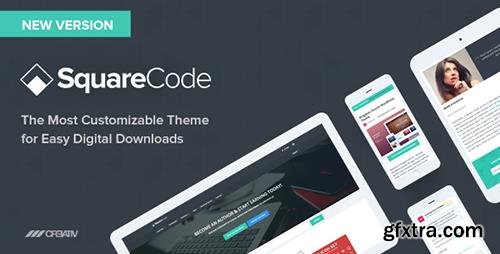 ThemeForest - SquareCode v2.7.1 - Marketplace for Easy Digital Downloads - 8219662
