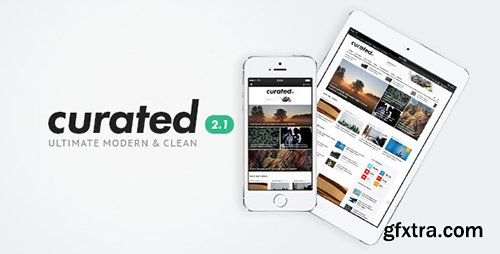 ThemeForest - Curated v2.1.0 - Ultimate Modern Magazine Theme - 7282835