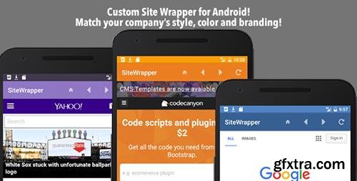 CodeCanyon - Customizable Site App Android (Update: 17 November 16) - 18669283