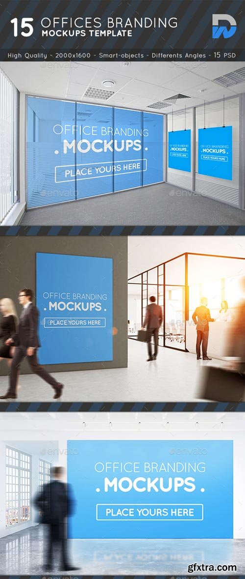 GraphicRiver - Offices Posters, Billboards Mockups Vol.2 - 19511689