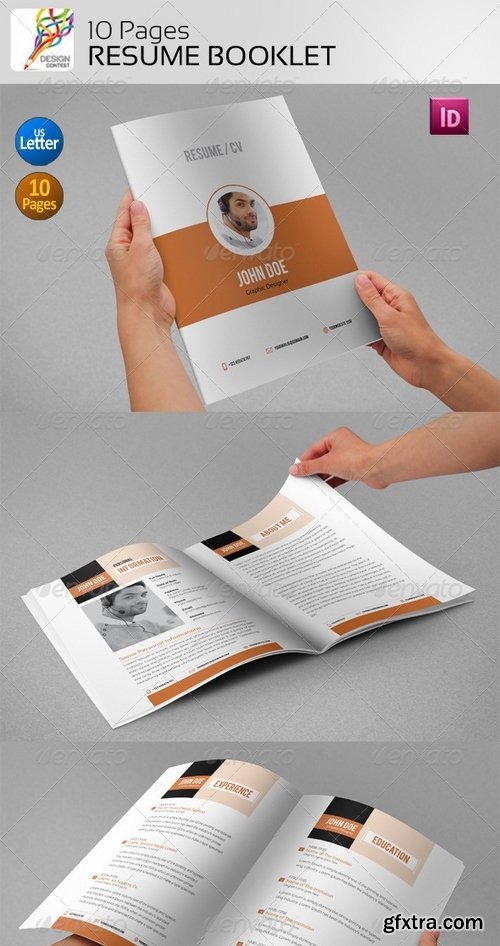 GraphicRiver - Resume Booklet (10 Pages) 5131822