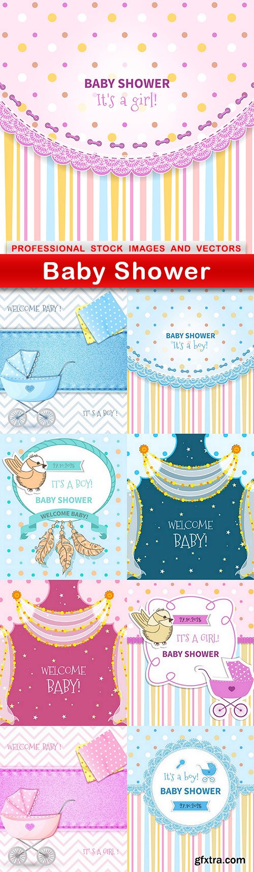 Baby Shower - 9 EPS