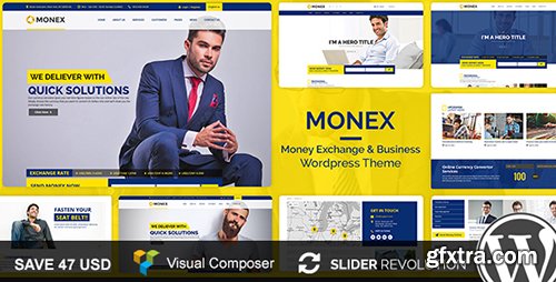 ThemeForest - Monex v1.1 - Money Exchange & Finance Business WordPress Theme - 16130837