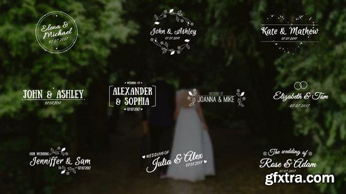 Wedding Titles After Effects Templates