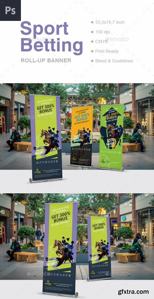 GraphicRiver - Betting Roll-Up Banner 19600742