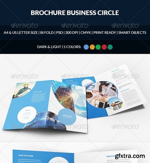 GraphicRiver - Brochure Business Circle Bi-Fold 7482509