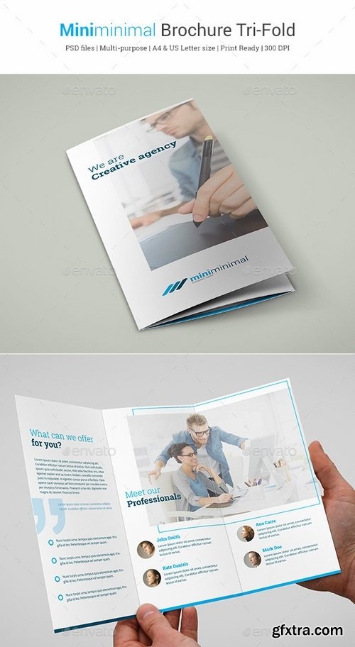 GraphicRiver - Miniminimal Brochure Tri-Fold 10472350
