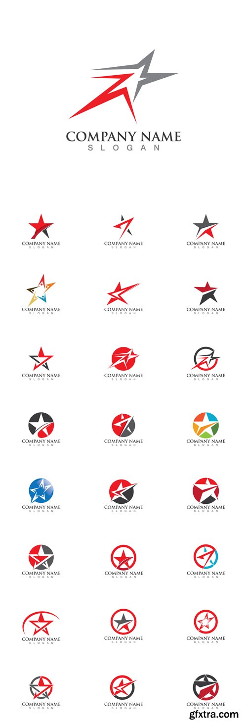 Vector Set - Star Logos