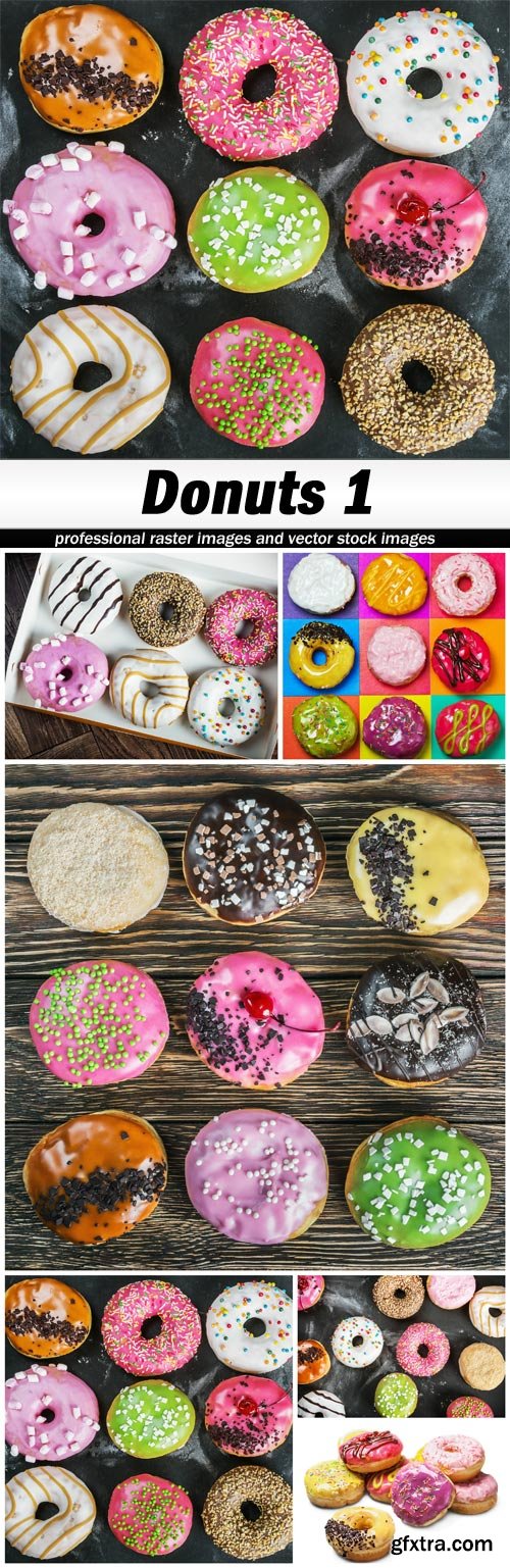 Donuts 1 - 6 UHQ JPEG