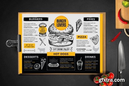 GraphicRiver - Burger Menu Template 15891771